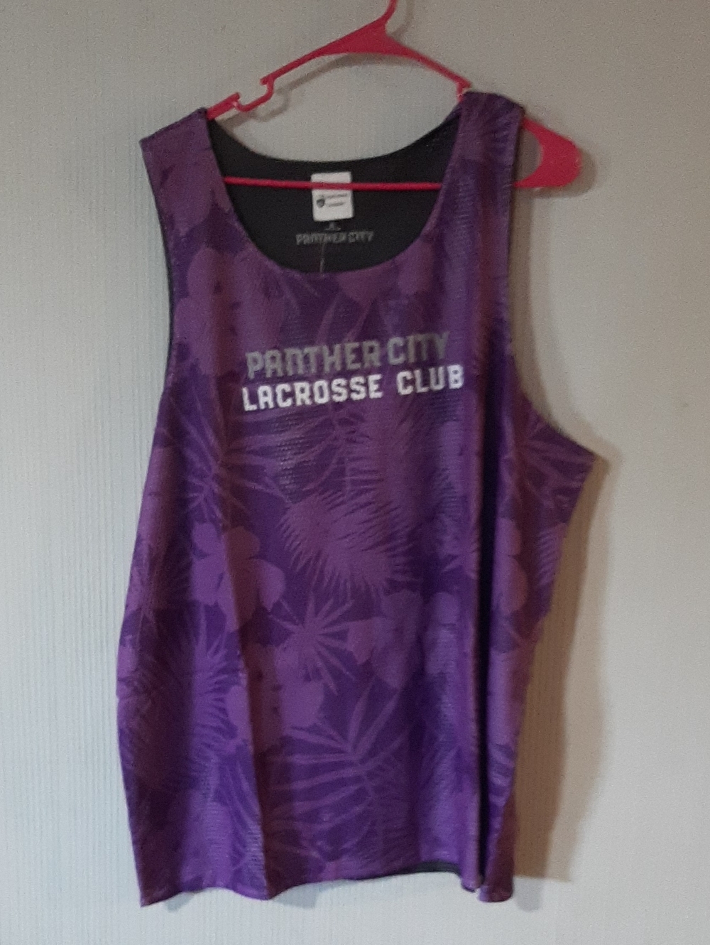 Panther City Lacrosse Club FOCO Reversible Mesh Tank Top - Purple/Black